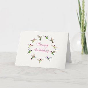 North American Hummingbirds Card