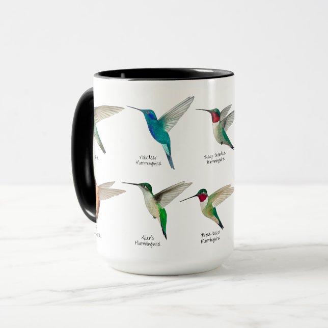 North-American Hummingbirds Mug (Front Left)