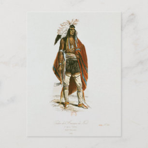 North American Indian Postcard