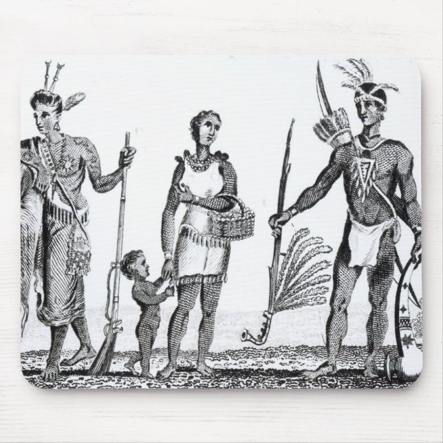 North American Indians Mouse Mat (Front)