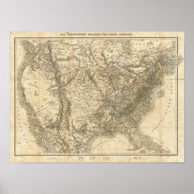 North American Map Poster (Front)