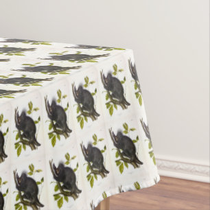 North American or Canada Porcupine by Audubon Tablecloth