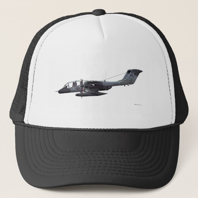 North American OV-10A Bronco Trucker Hat (Front)