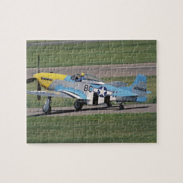 North American P-51 D Dazzling Donna on the Jigsaw Puzzle (Horizontal)
