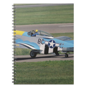 North American P-51 D Dazzling Donna on the Notebook