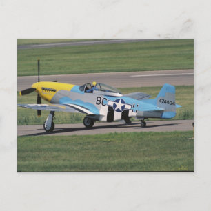 North American P-51 D Dazzling Donna on the Postcard