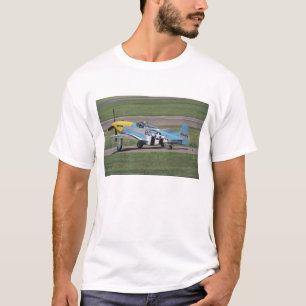 North American P-51 D Dazzling Donna on the T-Shirt
