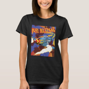 North American P 51 Mustang T-Shirt