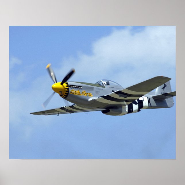 North American P-51D Mustang, Little Horse Poster (Front)