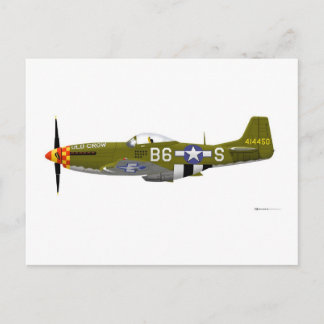 North American P-51D Mustang "Old Crow" Postcard