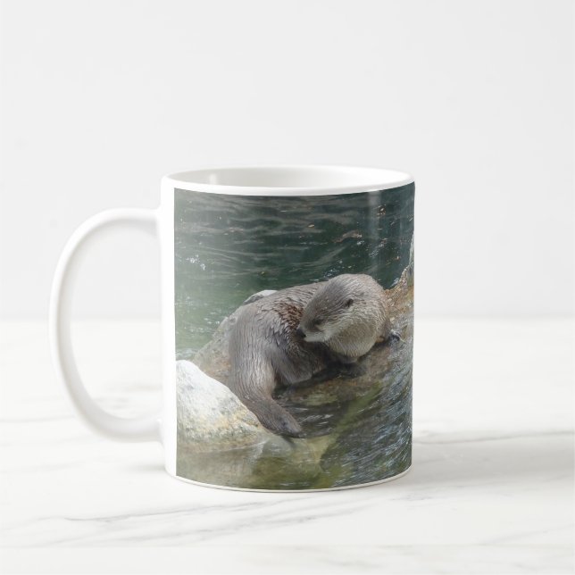 North American River Otter #2 Mug (Left)