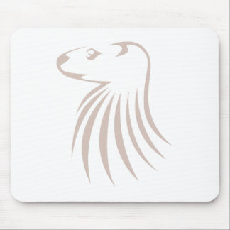 North American River Otter in Swish Drawing Style Mouse Mat
