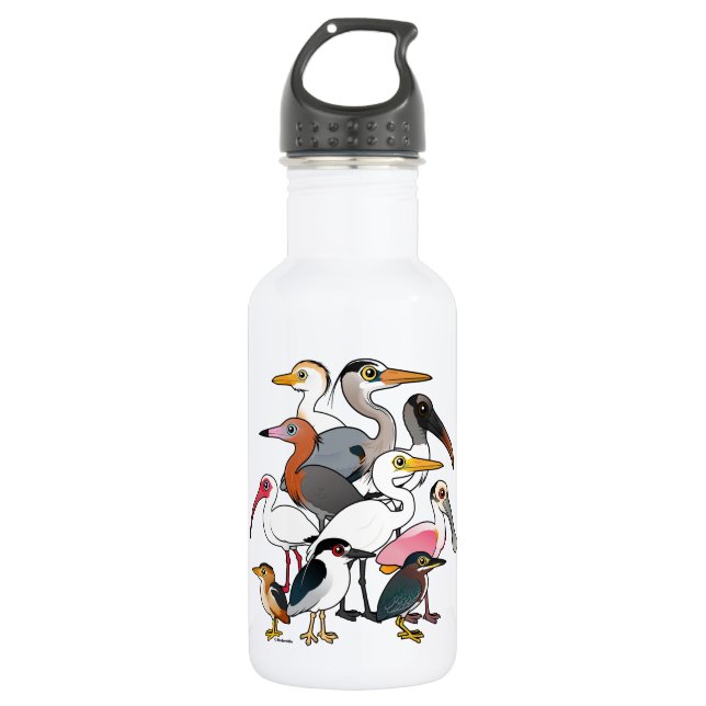 North American Waders 532 Ml Water Bottle (Front)