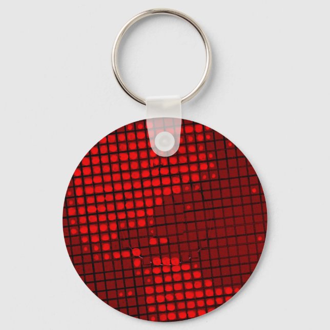 North and South America Digital Map Key Ring (Front)