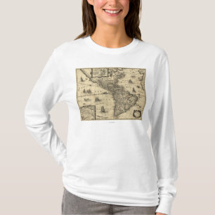 North and South America - Panoramic Map T-Shirt