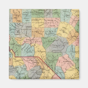 North and South Carolina 6 Magnet