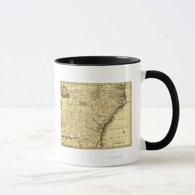 North and South Carolina & Georgia - Panoramic Mug (Right)