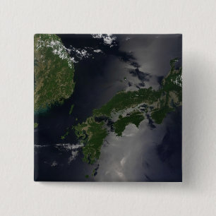 North and South Korea, 15 Cm Square Badge