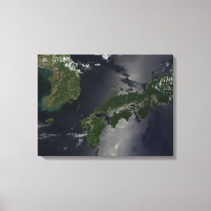 North and South Korea, Canvas Print