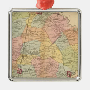 North and South Murderkill Metal Tree Decoration