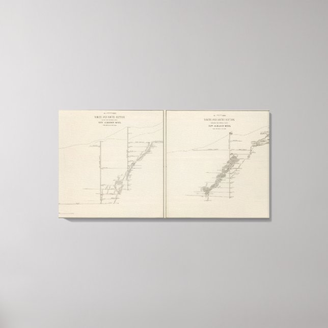 North and South Sections Canvas Print (Front)