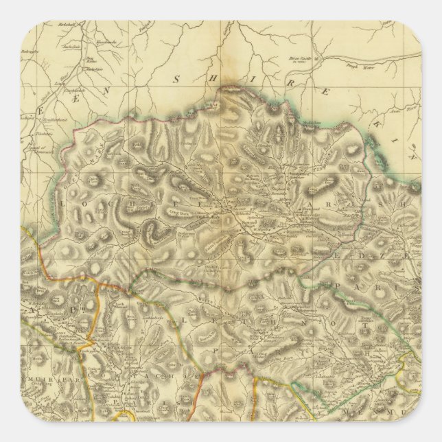 North Angusshire Square Sticker (Front)