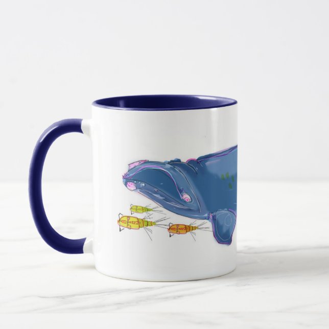 "North Atlantic Right Whale" 11oz Combo Mug (Left)