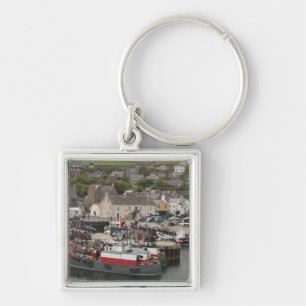 North Atlantic waterfront port of Stromness Key Ring