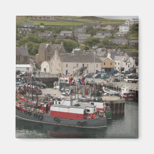 North Atlantic waterfront port of Stromness Magnet