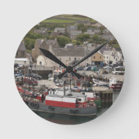 North Atlantic waterfront port of Stromness