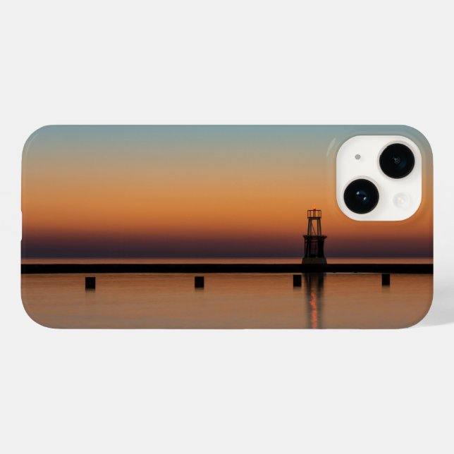North Ave Lighthouse Sunrise Case-Mate iPhone Case (Back (Horizontal))