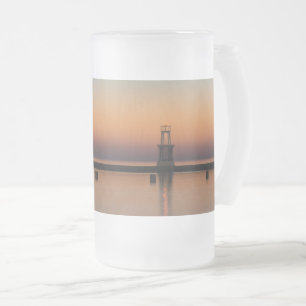 North Ave Lighthouse Sunrise Frosted Mug
