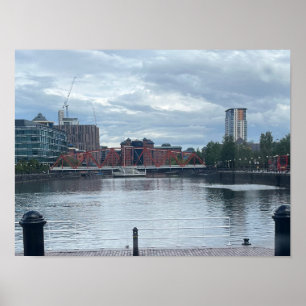 North Bay Manchester City England United Kingdom Poster