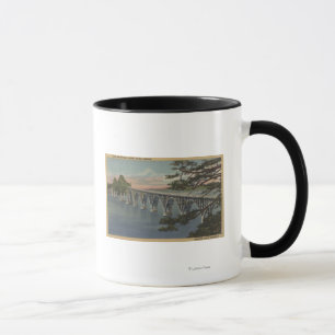 North Bend, Oregon - Coos Bay Bridge View Mug