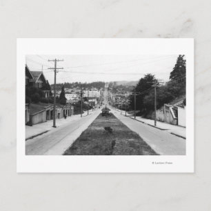North Bend, Oregon Town View Photograph Postcard