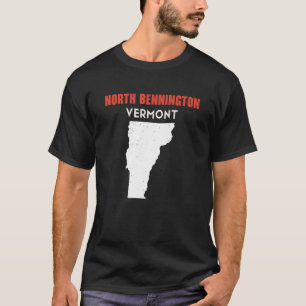 North Bennington Vermont USA State America Travel  T-Shirt