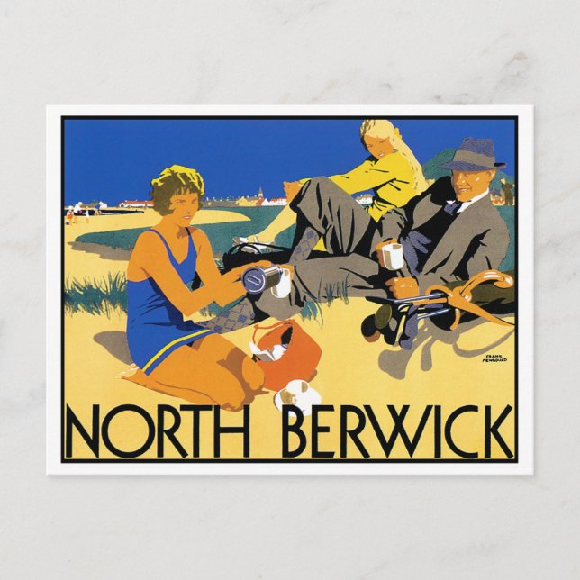 North Berwick Beach Postcard (Front)