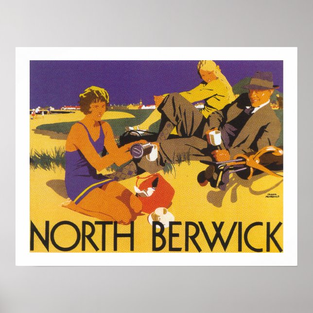 North Berwick (white) Poster (Front)