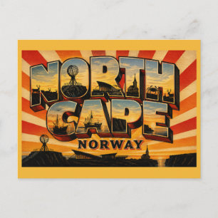 North Cape Norway Globe Monument Postcard