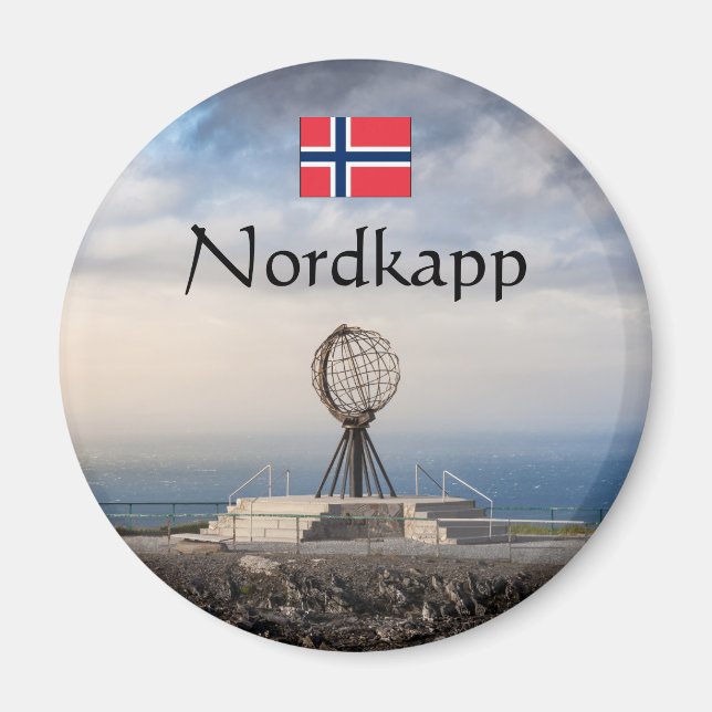 North Cape Souvenir Magnet (Front)