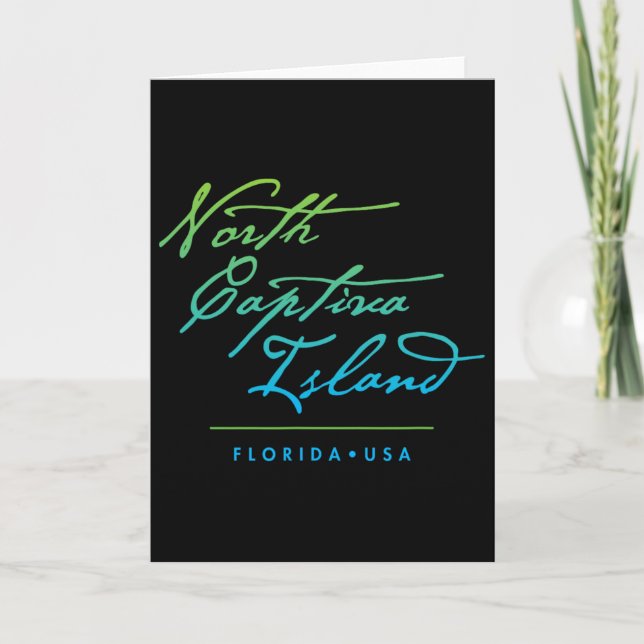 North Captiva Island Florida  Card (Front)