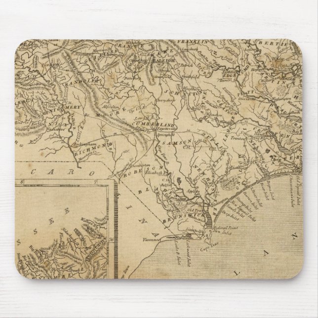 North Carolina 10 Mouse Mat (Front)