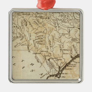 North Carolina 11 Metal Tree Decoration