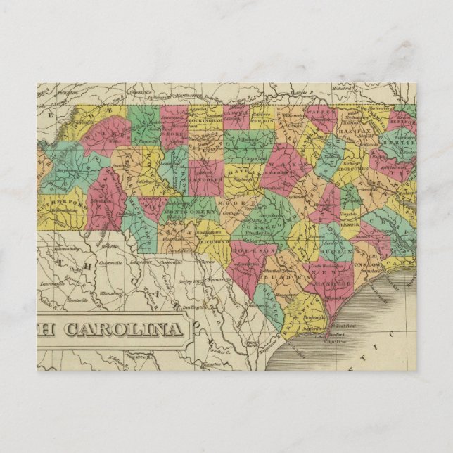 North Carolina 3 Postcard (Front)