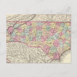 North Carolina 4 Postcard