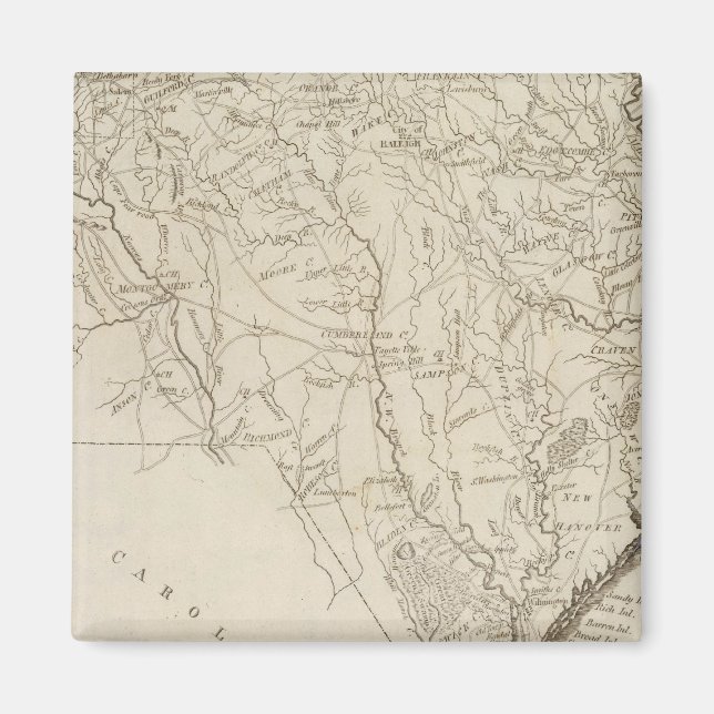 North Carolina 6 Magnet (Front)