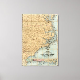 North Carolina 7 Canvas Print