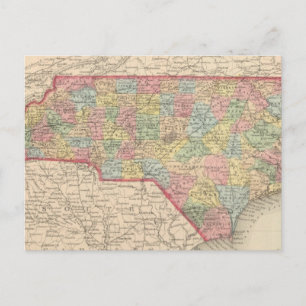 North Carolina 8 Postcard