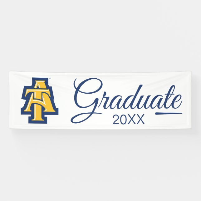 North Carolina A&T State University | A Logo Banner (Horizontal)