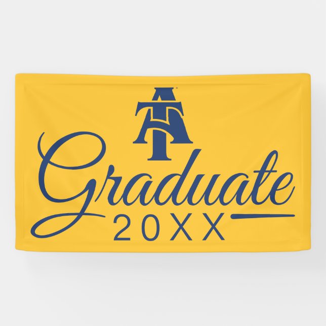 North Carolina A&T State University | A Logo Banner (Horizontal)